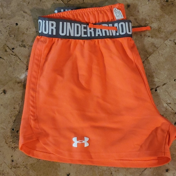 Under Armour Shorts Orange Underarmour Shorts Poshmark